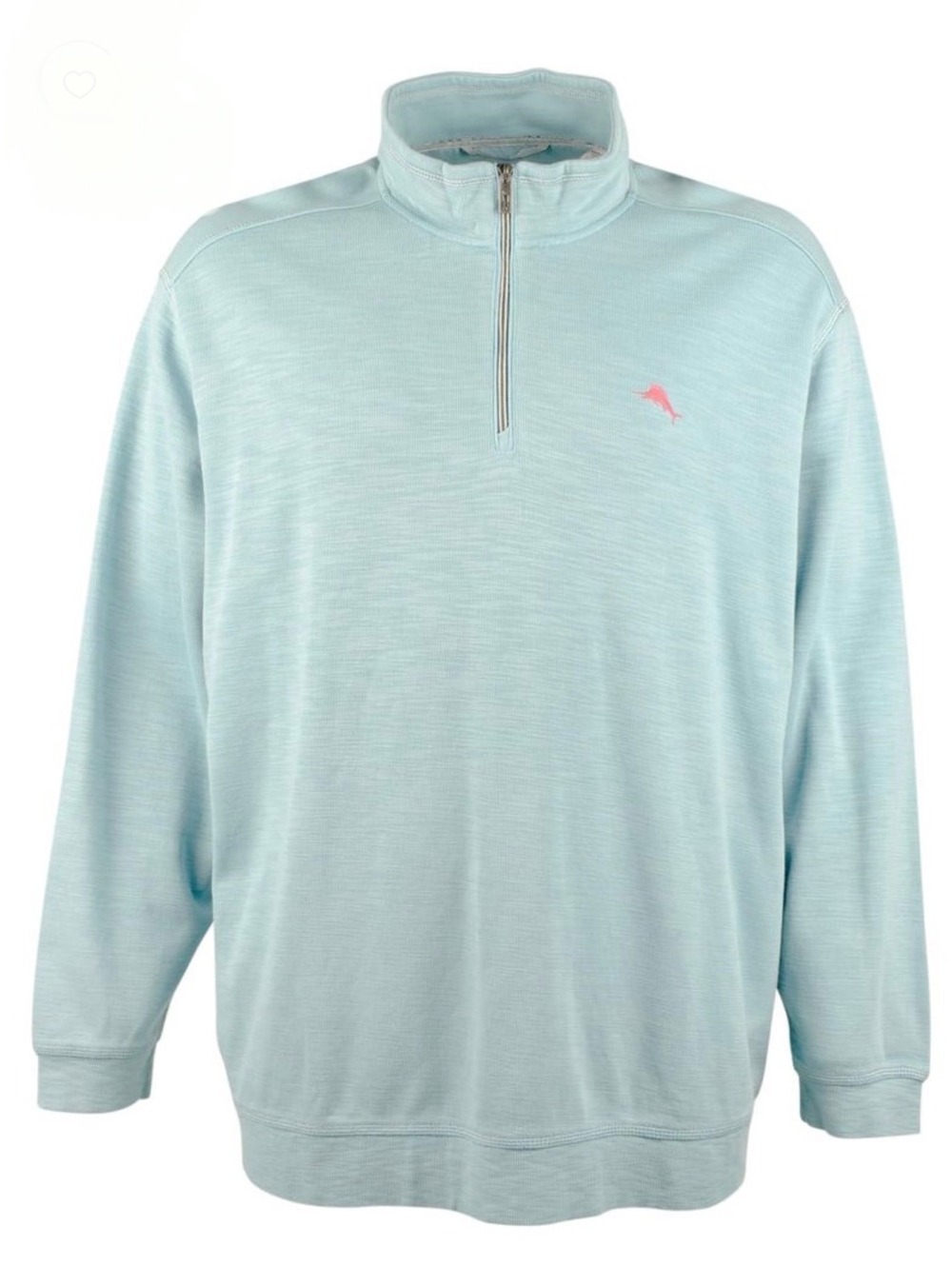 Tommy Bahama Quarter Zip Pullover Collared Sweater